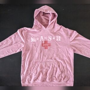Vintage MAS*H 4077th Hoodie – Pink – Size Large – Classic TV Series Sweatshirt